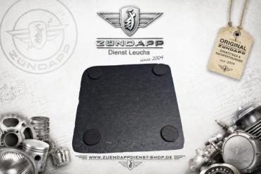 Preview: Zündapp Schiefer-Untersetzer 10 × 10 cm – „I ♥ Zündapp“